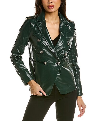 Marley Leather Blazer Women Walter Baker Marley Leather Blazer Women -Anne Klein-shop 1411402558 RLLD 1