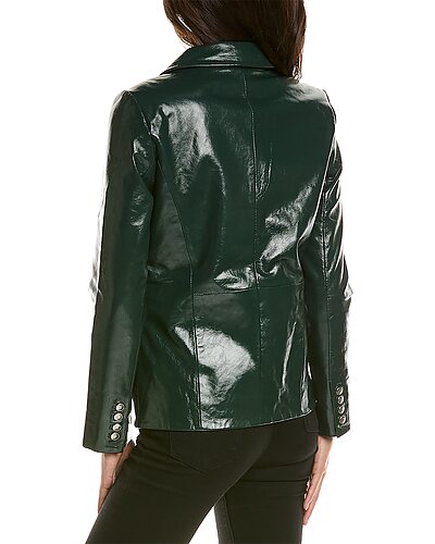 Marley Leather Blazer Women Walter Baker Marley Leather Blazer Women -Anne Klein-shop 1411402558 RLLD 2