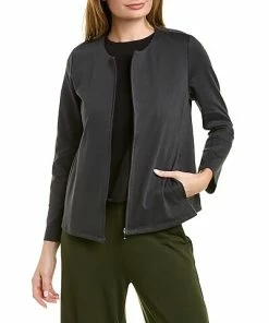 EILEEN FISHER Zip-Up Jacket Women
