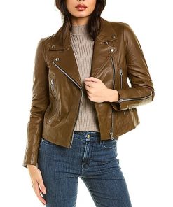 Rag & Bone Mack Leather Jacket Women