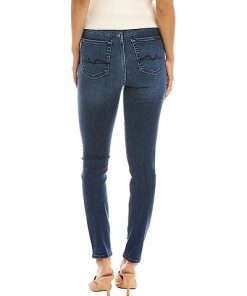 7 For All Mankind Gwenevere Horizon Dark Indigo High-Rise Crop Jean Women -Anne Klein-shop 1411421320 RLLD 2