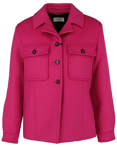 Wool & Cashmere-Blend Jacket Women Saint Laurent Wool & Cashmere-Blend Jacket Women -Anne Klein-shop 1411439665 RLLD 1