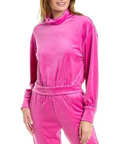 1.STATE Velour Turtleneck Women