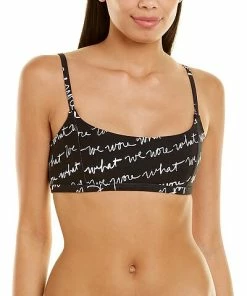 WeWoreWhat Logo Scribble Cami Bra Top Women