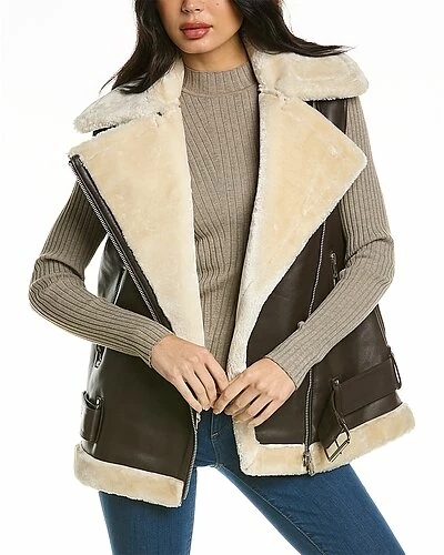 Walter Baker Donna Leather Vest Women