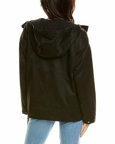 EILEEN FISHER Ooded Boxy Coat Women - Image 2