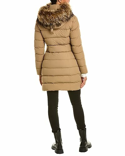 Mackage Calla Leather-Trim Down Coat Women - Image 2