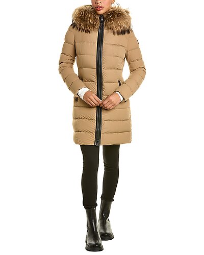 Calla Leather-Trim Down Coat Women Mackage Calla Leather-Trim Down Coat Women -Anne Klein-shop 1411465898 RLLD 3