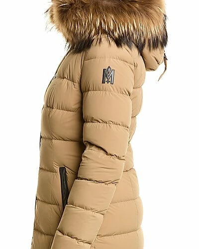 Mackage Calla Leather-Trim Down Coat Women - Image 4