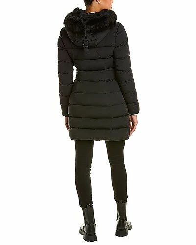 Mackage Calla Leather-Trim Down Coat Women - Image 2
