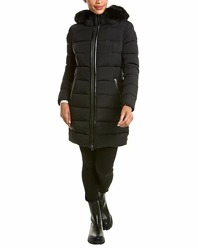 Mackage Calla Leather-Trim Down Coat Women - Image 3