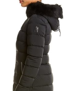 Mackage Calla Leather-Trim Down Coat Women -Anne Klein-shop 1411465899 RLLD 4