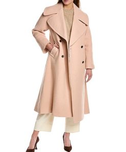 Rebecca Taylor Melton Wool-Blend Trench Coat Women