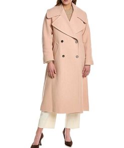 Rebecca Taylor Melton Wool-Blend Trench Coat Women 4 Rebecca Taylor Melton Wool-Blend Trench Coat Women -Anne Klein-shop 1411478097 RLLD 3