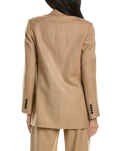 Herringbone Double-Breasted Wool-Blend Blazer Women Rebecca Taylor Herringbone Double-Breasted Wool-Blend Blazer Women -Anne Klein-shop 1411478102 RLLD 2