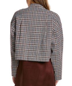 Rebecca Taylor Hy Houndstooth Wool-Blend Jacket Women -Anne Klein-shop 1411478113 RLLD 2