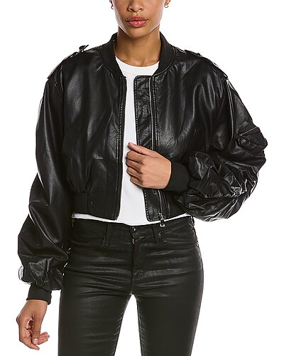 Wrinkled Bomber Jacket Women Beulah Wrinkled Bomber Jacket Women -Anne Klein-shop 1411478679 RLLD 1