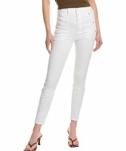 7 For All Mankind Portia White Slim Jean Women
