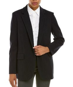 THEORY Pinstripe Boy Jacket Women