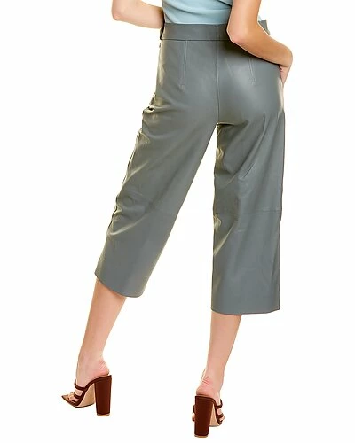 Vince Leather Crop Wide Pant Women - Image 2