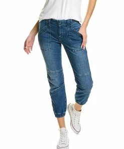 FRAME DENIM Banded Btm Trapunto Pant Waltz Jean Women