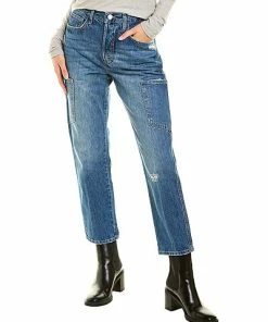 FRAME DENIM Side Pocket Le Original Blue Cloud Jean Women