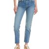 7 For All Mankind Peggi Figleaf Straight Ankle Jean Women