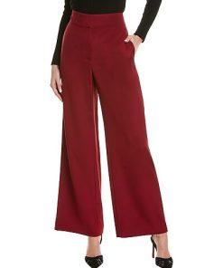 Lafayette 148 New York Dalton High-Rise Full Leg Silk-Blend Pant Women