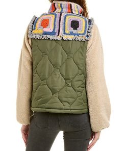 Lea & Viola Quilted & Crocheted Teddy Jacket Women 3 Lea & Viola Quilted & Crocheted Teddy Jacket Women -Anne Klein-shop 1411538632 RLLD 2