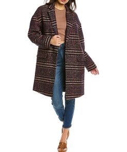 Rag & Bone Estelle Cocoon Plaid Wool-Blend Coat Women