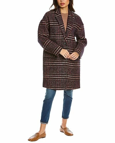 Rag & Bone Estelle Cocoon Plaid Wool-Blend Coat Women - Image 3