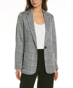 Max Studio Double Knit Blazer Women