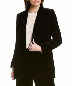 Lafayette 148 New York Valon Silk-Blend Blazer Women