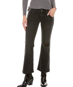 Hudson Jeans Mid-Rise Bootcut Cropped Jeans Women