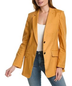 Rag & Bone Charles Linen-Blend Blazer Women
