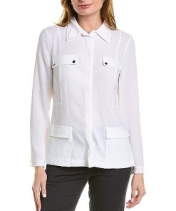 Elie Tahari Utility Shirt Jacket Women