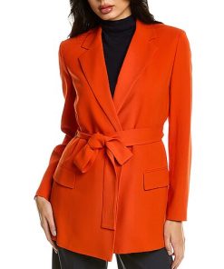 THEORY Belted Blazer Women