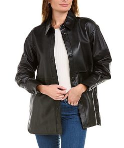 Cole Haan Leather Shacket Women