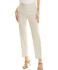 Elie Tahari Marcia Linen-Blend Pant Women