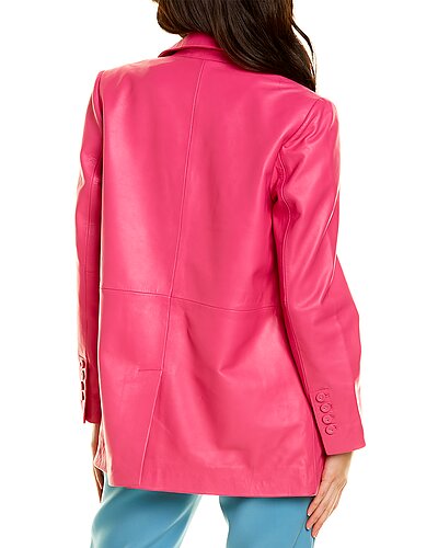 Kiki Leather Blazer Women Walter Baker Kiki Leather Blazer Women -Anne Klein-shop 1411689843 RLLD 2