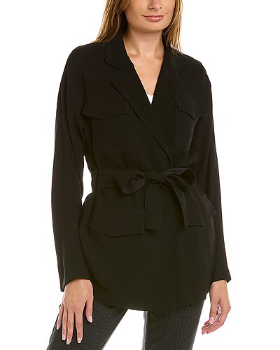 Weston Silk Shirt Jacket Women Lafayette 148 New York Weston Silk Shirt Jacket Women -Anne Klein-shop 1411714510 RLLD 1