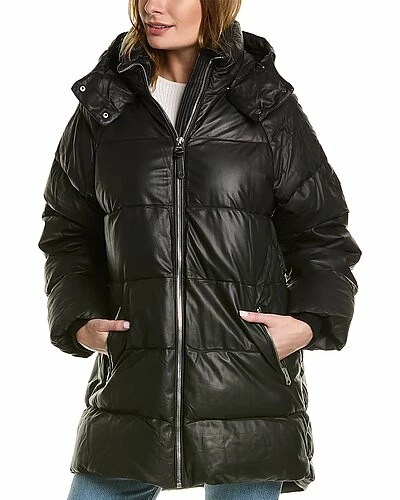 Mackage Karsyn Leather Puffer Down Coat Women - Image 3