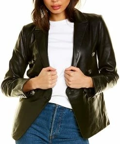 Walter Baker Marley Leather Blazer Women