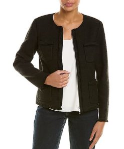 Lafayette 148 New York Benji Linen-Blend Jacket Women