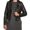 Golden Goose Leather Bike Jacket Women -Anne Klein-shop 1411733094 RLLD 1