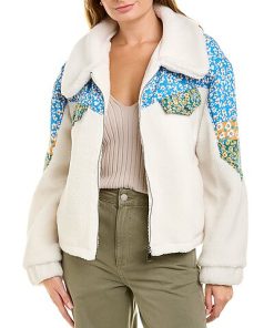 Lea & Viola Floral Teddy Jacket Women