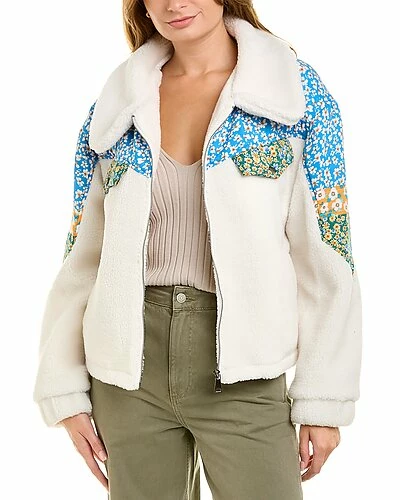 Lea & Viola Floral Teddy Jacket Women