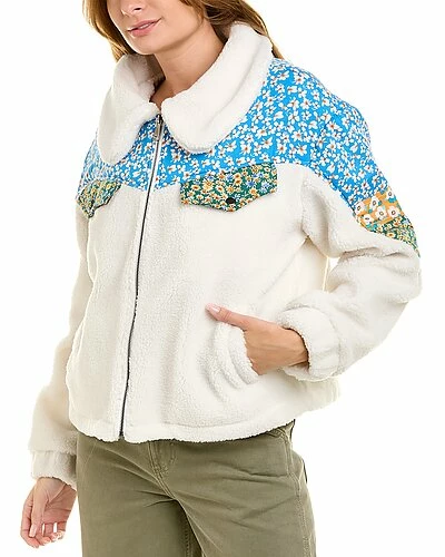 Lea & Viola Floral Teddy Jacket Women - Image 3