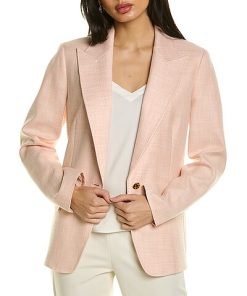 Lafayette 148 New York Piana Carter Wool & Silk-Blend Jacket Women