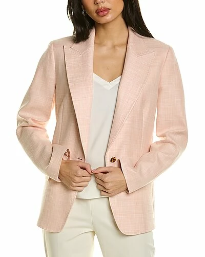 Lafayette 148 New York Piana Carter Wool & Silk-Blend Jacket Women